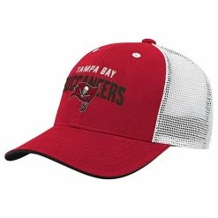 Outerstuff Preschool Red/White Tampa Bay Buccaneers Core Lockup Mesh Back Snapback Hat
