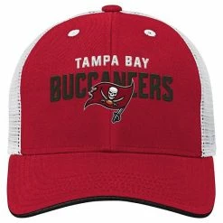 Outerstuff Preschool Red/White Tampa Bay Buccaneers Core Lockup Mesh Back Snapback Hat -Outerstuff shop unnamed file 5834