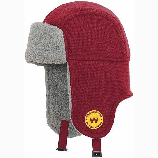 Outerstuff Youth Burgundy Washington Football Team Flat Trooper Knit Hat 3 Outerstuff Youth Burgundy Washington Football Team Flat Trooper Knit Hat