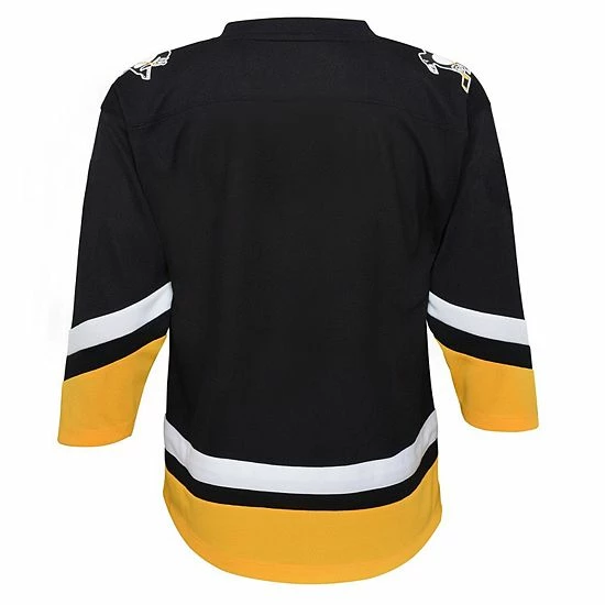 Outerstuff Preschool Black Pittsburgh Penguins 2021/22 Alternate Replica Jersey 6 Outerstuff Preschool Black Pittsburgh Penguins 2021/22 Alternate Replica Jersey - Image 4