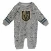 Outerstuff Infant Heathered Gray Vegas Golden Knights Gifted Player Long Sleeve Romper -Outerstuff shop unnamed file 5882