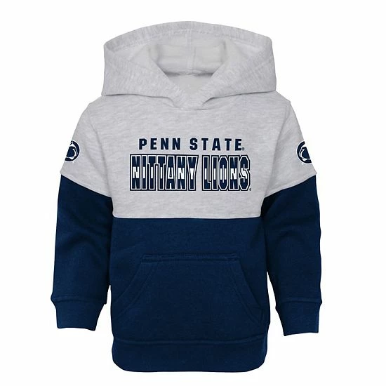 Outerstuff Infant Heather Gray/Navy Penn State Nittany Lions Playmaker Pullover Hoodie & Pants Set 5 Outerstuff Infant Heather Gray/Navy Penn State Nittany Lions Playmaker Pullover Hoodie & Pants Set - Image 3