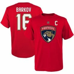 Outerstuff Youth Aleksander Barkov Red Florida Panthers Name & Number T-Shirt 7 Outerstuff Youth Aleksander Barkov Red Florida Panthers Name & Number T-Shirt -Outerstuff shop unnamed file 5912