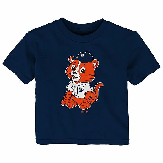 Outerstuff Infant Navy Detroit Tigers Baby Mascot T-Shirt 3 Outerstuff Infant Navy Detroit Tigers Baby Mascot T-Shirt