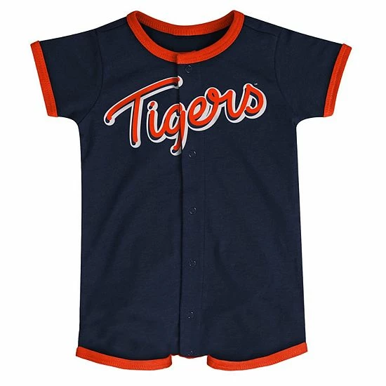 Outerstuff Infant Navy Detroit Tigers Power Hitter Romper 3 Outerstuff Infant Navy Detroit Tigers Power Hitter Romper