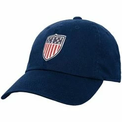 Outerstuff Youth Navy Team USA Shield Logo Adjustable Hat