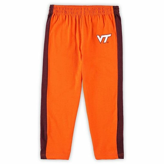 Outerstuff Infant Maroon/Orange Virginia Tech Hokies Little Kicker Long Sleeve Bodysuit And Sweatpants Set 6 Outerstuff Infant Maroon/Orange Virginia Tech Hokies Little Kicker Long Sleeve Bodysuit And Sweatpants Set - Image 4