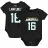 Outerstuff Infant Trevor Lawrence Black Jacksonville Jaguars Mainliner Player Name & Number Bodysuit