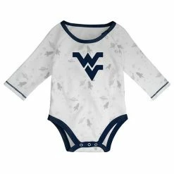 Outerstuff Newborn & Infant Navy/White West Virginia Mountaineers Dream Team Long Sleeve Bodysuit Hat & Pants Set -Outerstuff shop unnamed file 6027