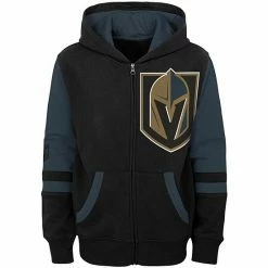 Outerstuff Toddler Black Vegas Golden Knights Faceoff Fleece Full-Zip Hoodie Jacket -Outerstuff shop unnamed file 6032