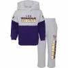 Outerstuff Toddler Heather Gray/Purple LSU Tigers Playmaker Pullover Hoodie & Pants Set -Outerstuff shop unnamed file 6051
