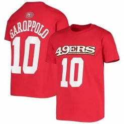 Outerstuff Youth Jimmy Garoppolo Scarlet San Francisco 49ers Mainliner Name & Number T-Shirt -Outerstuff shop unnamed file 6056
