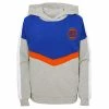 Outerstuff Girls Youth Heathered Gray New York Knicks All Yours Pullover Hoodie