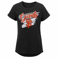 Outerstuff Girls Youth Black San Francisco Giants Dream Scoop-Neck T-Shirt