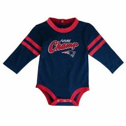 Outerstuff Infant Navy/Red New England Patriots Little Kicker Long Sleeve Bodysuit & Pants Set -Outerstuff shop unnamed file 6137