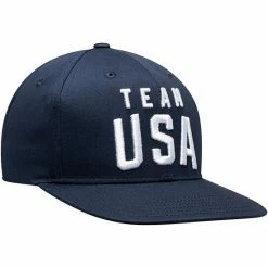 Outerstuff Youth Navy Team USA Solid Flat Brim New Logo Adjustable Snapback Hat -Outerstuff shop unnamed file 6148