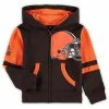 Outerstuff Preschool Brown Cleveland Browns Stadium Full-Zip Hoodie -Outerstuff shop unnamed file 6149