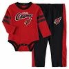 Outerstuff Infant Cardinal/Black Arizona Cardinals Little Kicker Long Sleeve Bodysuit & Pants Set -Outerstuff shop unnamed file 6175