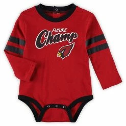Outerstuff Infant Cardinal/Black Arizona Cardinals Little Kicker Long Sleeve Bodysuit & Pants Set -Outerstuff shop unnamed file 6177