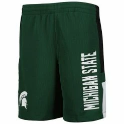 Outerstuff Youth Green Michigan State Spartans Lateral Mesh Performance Shorts -Outerstuff shop unnamed file 6206