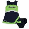 Outerstuff Girls Toddler College Navy/Neon Green Seattle Seahawks Cheer Captain Jumper Dress -Outerstuff shop unnamed file 6213