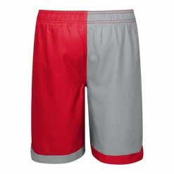 Outerstuff Youth Gray/Scarlet Ohio State Buckeyes Conch Bay Swim Shorts -Outerstuff shop unnamed file 6217
