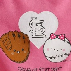 Outerstuff Girls Infant Pink St. Louis Cardinals I Glove You T-Shirt -Outerstuff shop unnamed file 6259