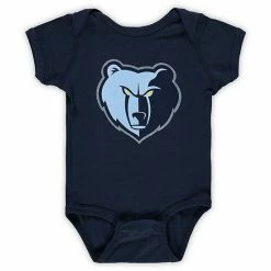 Outerstuff Infant Navy Memphis Grizzlies Primary Team Logo Bodysuit