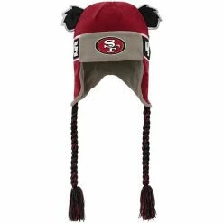Outerstuff Toddler Scarlet San Francisco 49ers Wordmark Ears Trooper Knit Hat