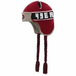 Outerstuff Toddler Scarlet San Francisco 49ers Wordmark Ears Trooper Knit Hat -Outerstuff shop unnamed file 630