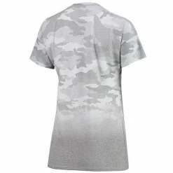 Outerstuff Juniors Gray/Black Pittsburgh Steelers Beth Camo Dip-Dye T-Shirt -Outerstuff shop unnamed file 6305