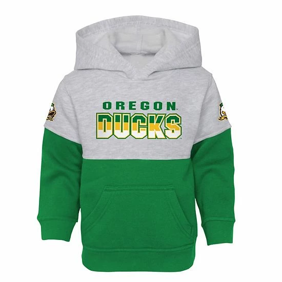 Outerstuff Infant Heather Gray/Green Oregon Ducks Playmaker Pullover Hoodie & Pants Set 5 Outerstuff Infant Heather Gray/Green Oregon Ducks Playmaker Pullover Hoodie & Pants Set - Image 3