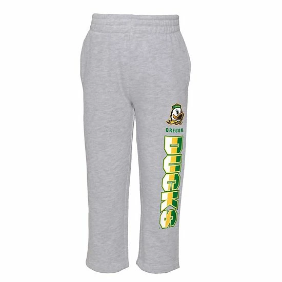 Outerstuff Infant Heather Gray/Green Oregon Ducks Playmaker Pullover Hoodie & Pants Set 6 Outerstuff Infant Heather Gray/Green Oregon Ducks Playmaker Pullover Hoodie & Pants Set - Image 4