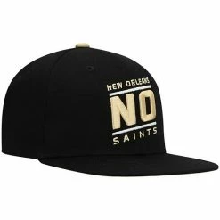 Outerstuff Youth Black New Orleans Saints Team Code Adjustable Snapback Hat -Outerstuff shop unnamed file 6346
