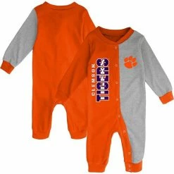 Outerstuff Infant Orange/Gray Clemson Tigers Halftime Two-Tone Sleeper