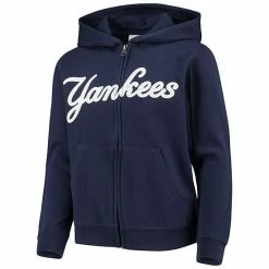 Outerstuff Youth Navy New York Yankees Team Color Wordmark Full-Zip Hoodie -Outerstuff shop unnamed file 64