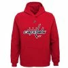 Outerstuff Youth Red Washington Capitals Primary Logo Pullover Hoodie