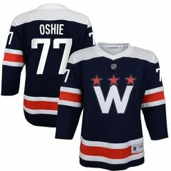 Outerstuff Youth TJ Oshie Navy Washington Capitals 2020/21 Alternate Replica Player Jersey