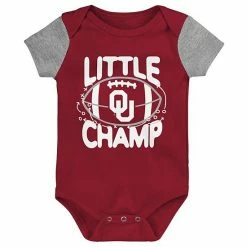 Outerstuff Newborn & Infant Crimson/Heather Gray Oklahoma Sooners Little Champ Bodysuit Bib & Booties Set 9 Outerstuff Newborn & Infant Crimson/Heather Gray Oklahoma Sooners Little Champ Bodysuit Bib & Booties Set -Outerstuff shop unnamed file 6446