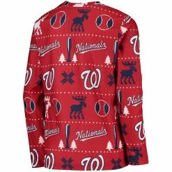 Outerstuff Youth Red Washington Nationals Allover Print Long Sleeve Top & Pants Sleep Set 10 Outerstuff Youth Red Washington Nationals Allover Print Long Sleeve Top & Pants Sleep Set -Outerstuff shop unnamed file 6495