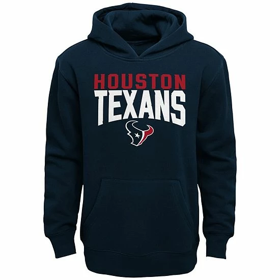 Outerstuff Toddler Navy/Heathered Gray Houston Texans Fan Flare Pullover Hoodie & Sweatpants Set 5 Outerstuff Toddler Navy/Heathered Gray Houston Texans Fan Flare Pullover Hoodie & Sweatpants Set - Image 3