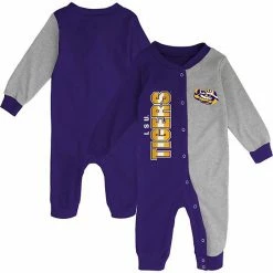 Outerstuff Infant Purple/Gray LSU Tigers Halftime Two-Tone Sleeper
