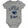 Outerstuff Newborn & Infant Heathered Gray Penn State Nittany Lions Daddy's Little Fan Bodysuit -Outerstuff shop unnamed file 6548