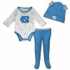 Outerstuff Newborn & Infant Carolina Blue/White North Carolina Tar Heels Dream Team Raglan Long Sleeve Bodysuit Hat & Pants Set 1 Outerstuff Newborn & Infant Carolina Blue/White North Carolina Tar Heels Dream Team Raglan Long Sleeve Bodysuit Hat & Pants Set -Outerstuff shop unnamed file 6553