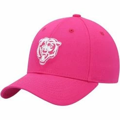 Outerstuff Girls Youth Pink Chicago Bears Structured Adjustable Hat