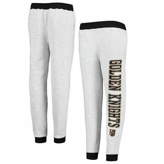 Outerstuff Youth Heathered Gray Vegas Golden Knights Skilled Enforcer Sweatpants 3 Outerstuff Youth Heathered Gray Vegas Golden Knights Skilled Enforcer Sweatpants