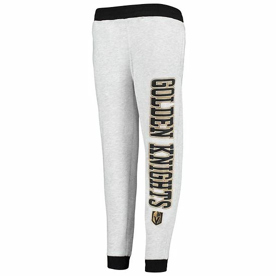 Outerstuff Youth Heathered Gray Vegas Golden Knights Skilled Enforcer Sweatpants 5 Outerstuff Youth Heathered Gray Vegas Golden Knights Skilled Enforcer Sweatpants - Image 3