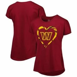 Outerstuff Girls Youth Burgundy Washington Commanders Tie-Dye Heart T-Shirt -Outerstuff shop unnamed file 6697