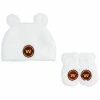 Outerstuff Infant Washington Football Team Shearling Ears Hat & Mittens Set