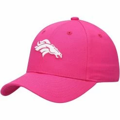 Outerstuff Girls Youth Pink Denver Broncos Structured Adjustable Hat